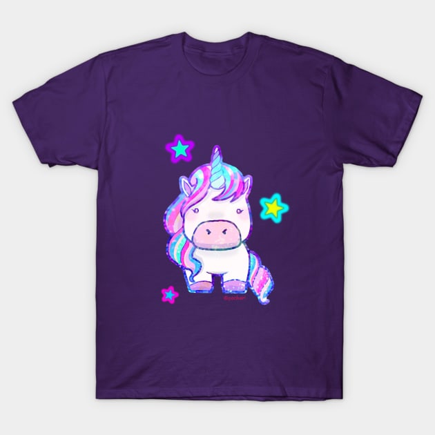 Yuniko the Unicorn T-Shirt by Pochari